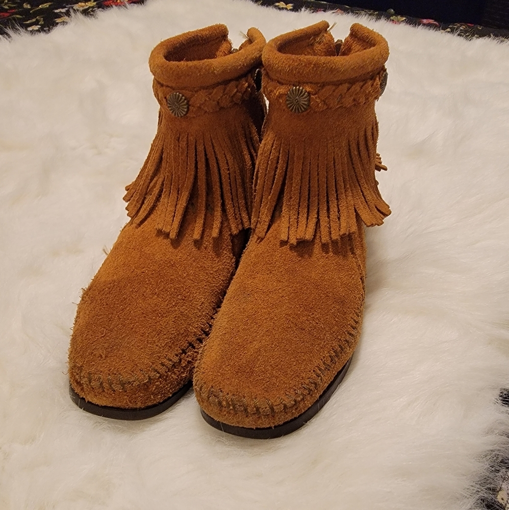 Minnetonka  suede ankle boots